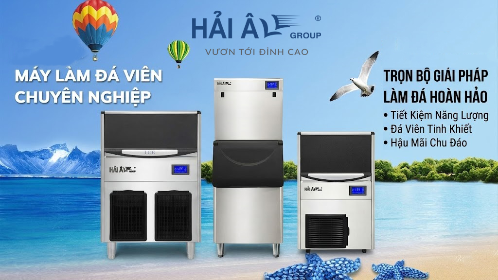 Máy làm đá viên hải âu dòng E
